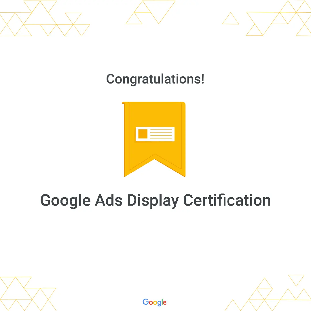 Google Display Ad Certification